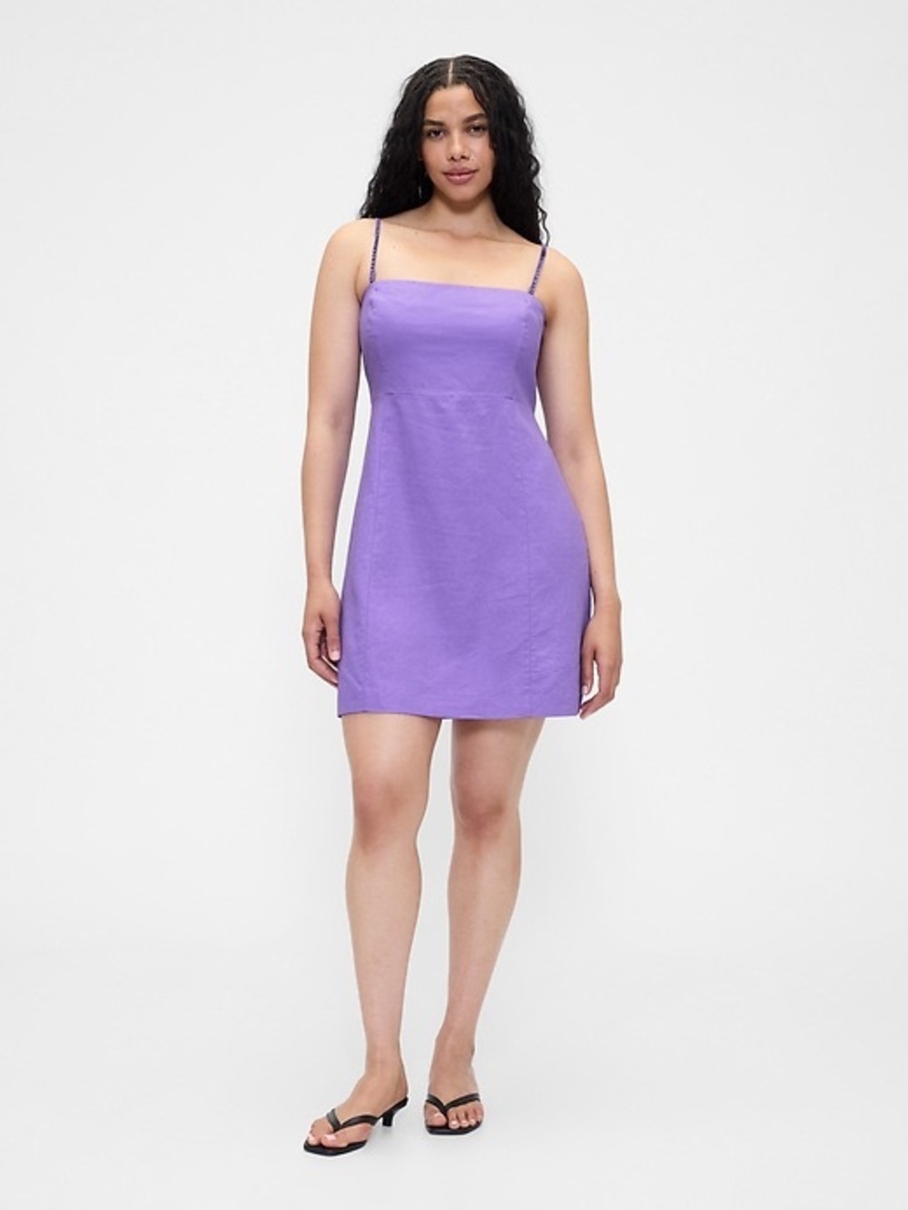 Gap Linen-Blend Mini Dress. Size XS